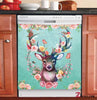 Animals With Flowers Kitchen Dishwasher Cover HT