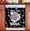 Bear Weed dishwasher cover kitchen decor HT