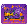 Halloween Doormat Farmer Halloween Haunted hay rides and donuts to die for Custom Printed Metal Sign