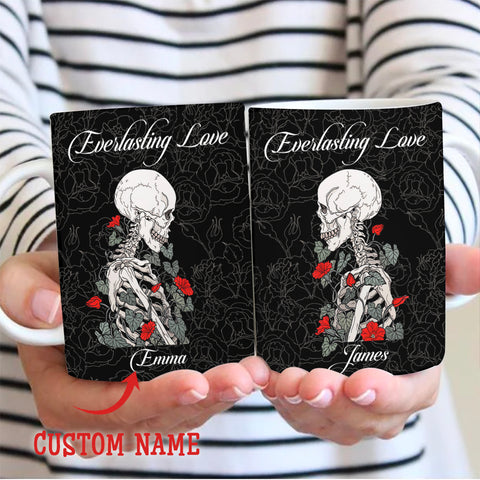 Everlasting Love Skull Mug Custom Couple Mug Love Mug Gift for Her Gift For Him Anniversary Gifts HN