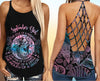 The soul of mermaid Criss cross tank top Cool birthday gift idea HN