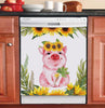 Animals With Flowers Kitchen Dishwasher Cover HT