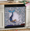 Mermaid Gemstone Dishwasher Cover Kitchen Decor Farmhouse Decorations HT