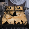 Halloween Bedspread Black Cat Halloween  Set
