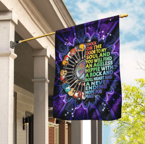 Hippie Flag 15, Gift for Hippie, Hippie Gift Idea, Hippie Gift Design