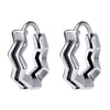 Round Earrings Stainless Steel Skull Earrings