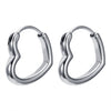Round Earrings Stainless Steel Skull Earrings