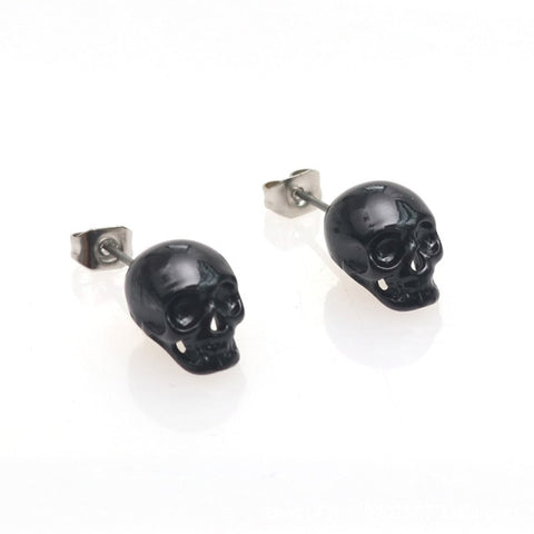 Stud Earrings Halloween Skull Jewelry