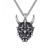 Ghost Skull Mask Pendant Necklace Cool Men's Rock Party Jewelry
