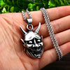 Ghost Skull Mask Pendant Necklace Cool Men's Rock Party Jewelry