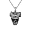 Ghost Skull Mask Pendant Necklace Cool Men's Rock Party Jewelry