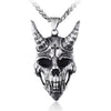 Ghost Skull Mask Pendant Necklace Cool Men's Rock Party Jewelry