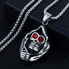3D Skull Pendant Necklace For Men Gothic Jewelry