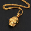 3D Skull Pendant Necklace For Men Gothic Jewelry