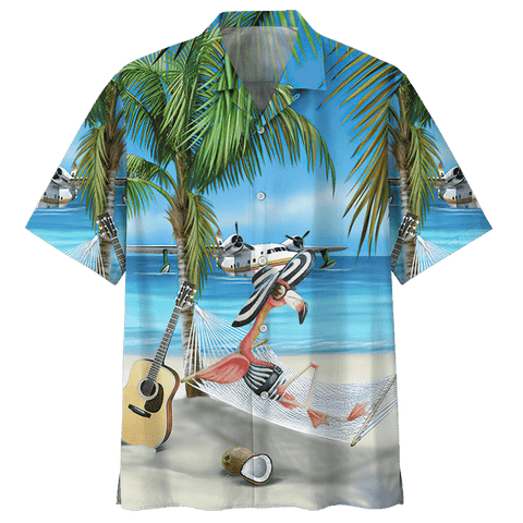 FLAMINGO HAWAIIAN SHIRT 4