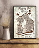 Missing You Always I Watch You Every Day Gift For Couple Customized Canvas Wall Art Print Home Decor HT