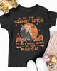 I'm The Grammy Witch Ladies Like a Normal Grandma but more Magical T-Shirt Witch Shirt Halloween Gifts for Grandma