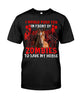 I Would Push You in Front of Zombies to Save My Horse T-shirt Horror Tee Horse Halloween Shirt Halloween Gifts for Horse Lovers