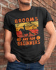 Horse Halloween Brooms Are For Beginners Classic T-Shirt Halloween Gifts for Horse Lovers Horse Gifts HN