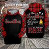 GOOD BOY camping BLACK HOODIE