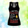I Tried to be A Good Girl Set Tank Top & Leggings Black