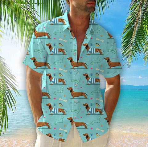 DACHSHUND LOVERS HAWAIIAN SHIRT