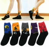 Halloween Pattern Warm Winter Socks Witch Ghost Pumpkin Bat Socks Halloween Gifts