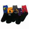 Halloween Pattern Warm Winter Socks Witch Ghost Pumpkin Bat Socks Halloween Gifts