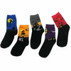 Halloween Pattern Warm Winter Socks Witch Ghost Pumpkin Bat Socks Halloween Gifts