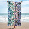 Mermaid Pattern Sand Free Beach Towel