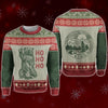 Bear Ho Ho Ho Ugly Christmas Knitting Pattern 3D All Over Printed Camping Shirt