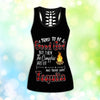 I Tried to be A Good Girl Set Tank Top & Leggings Black