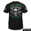American Patriot Shirt Black Thin Blue Line Shirt The Irish - Tall Size