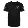 American Patriot Shirt Black Thin Blue Line Shirt The Irish