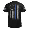 American Patriot Shirt Black Thin Blue Line Shirt Thin Blue Line Betsy Ross Flag