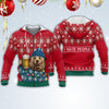 I Hate People Winter Bear Christmas Hoodie
