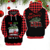 Dear Santa Camping Friends Christmas 3D All Over Printed Camping Shirt