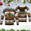I Hate People Brown Bear Christmas Hoodie
