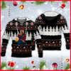 Bear Campfire Christmas Camping Hoodie