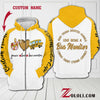 Love being a Bus Monitor 3D Custom Hoodie NHN