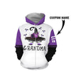 Grandma Witch Hat 3D Custom Hoodie