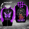 Alzheimer fight like a queen Hoodie