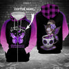Alzheimer's Awareness I Wear Purple 3D Custom Hoodie
