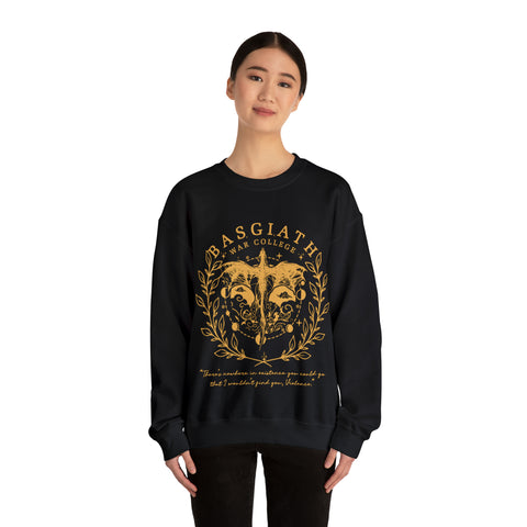 Fourth Wing Double-Sided Sweatshirt, Rebecca Yoros, Basgiath War College Sweatshirt, Fourth Wing Shirt, Dragon Rider Shirt, Bookish Shirt