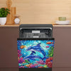 Dolphin Undersea World Magnetic Decor Dishwasher Cover DL