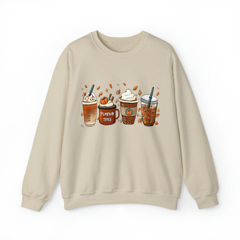 Fall Coffee Sweatshirt for Women, Vintage Thanksgiving Sweater, Fall Crewneck Pumpkin Spice Sweatshirt, Coffee Sweater