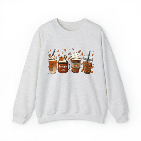 Fall Coffee Sweatshirt for Women, Vintage Thanksgiving Sweater, Fall Crewneck Pumpkin Spice Sweatshirt, Coffee Sweater