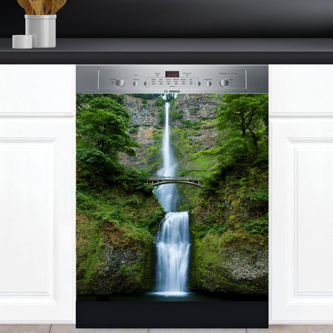 Multnomah Falls Dishwasher Magnet Cover Kitchen Decoration Decals Appliances Stickers Magnetic Sticker ND
