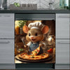 Adorable Rat Chef Magnetic  Dishwasher Cover DL