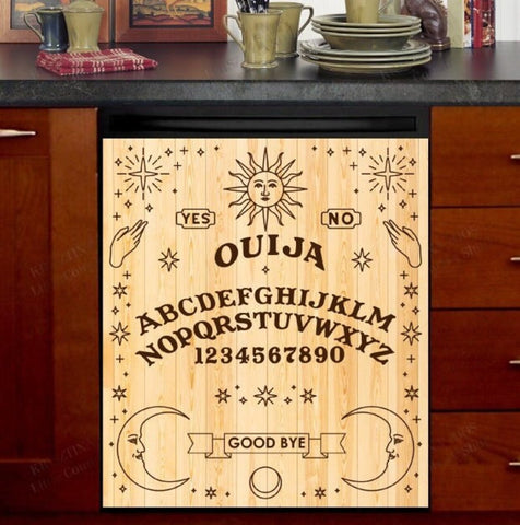Halloween Decoration Ouija Board Dishwasher Magnet Cover Kitchen Decoration Decals Appliances Stickers Magnetic Sticker ND